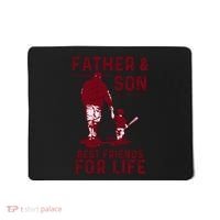 Father And Son Best Friends For Life Baseball Player Dad Son Mousepad thumb 0