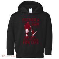 Father And Son Best Friends For Life Baseball Player Dad Son Toddler Hoodie thumb 0