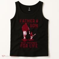Father And Son Best Friends For Life Baseball Player Dad Son Tank Top thumb 2