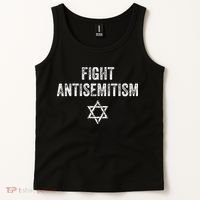 Fight Antisemitism Stop the Hate Jewish Pride  Tank Top thumb 2
