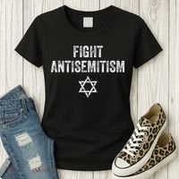 Fight Antisemitism Stop the Hate Jewish Pride  Women's T-Shirt thumb 3