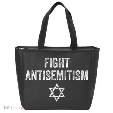 Fight Antisemitism Stop the Hate Jewish Pride  Tote Bag