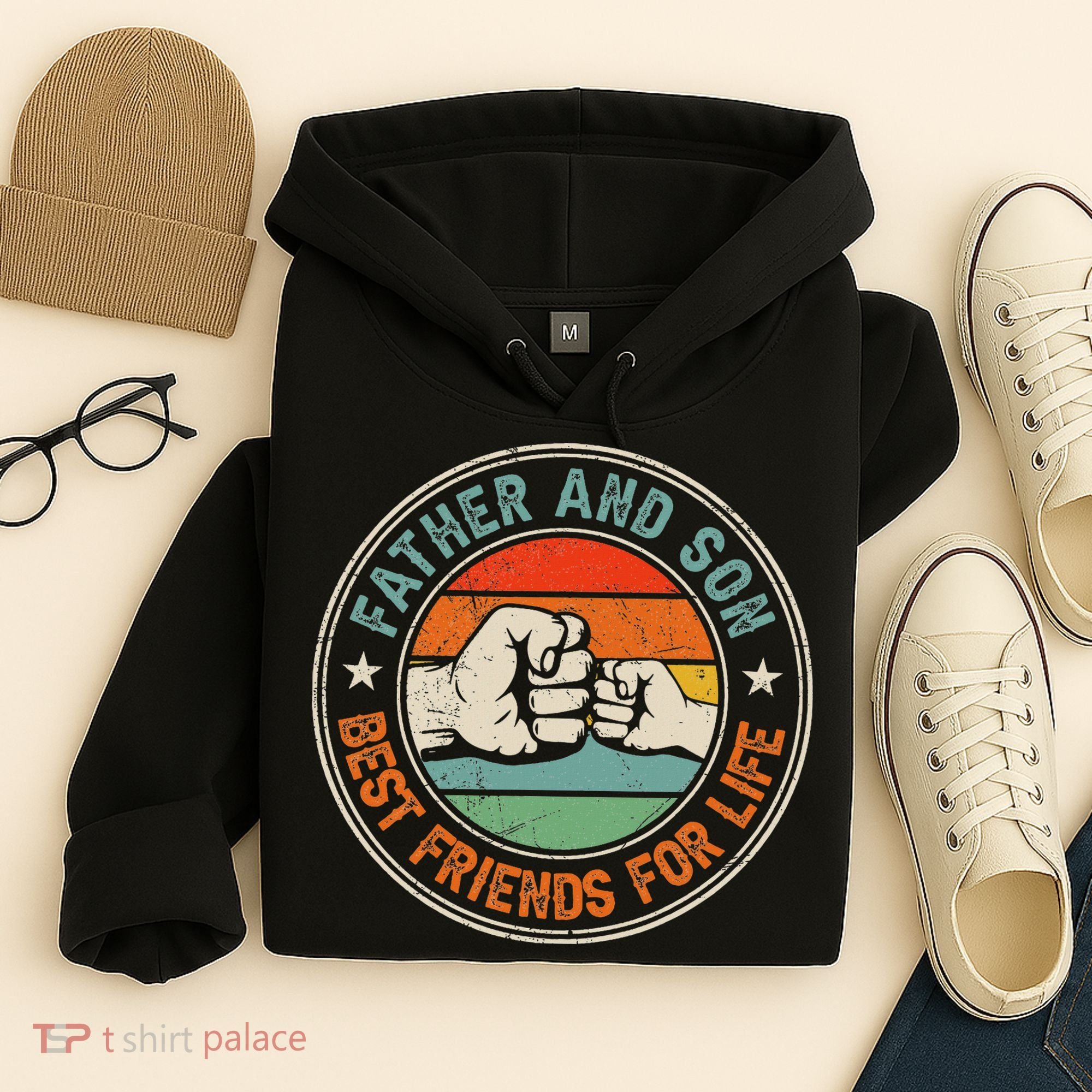 Father And Son Best Friends For Life Matching Father's Day Hoodie