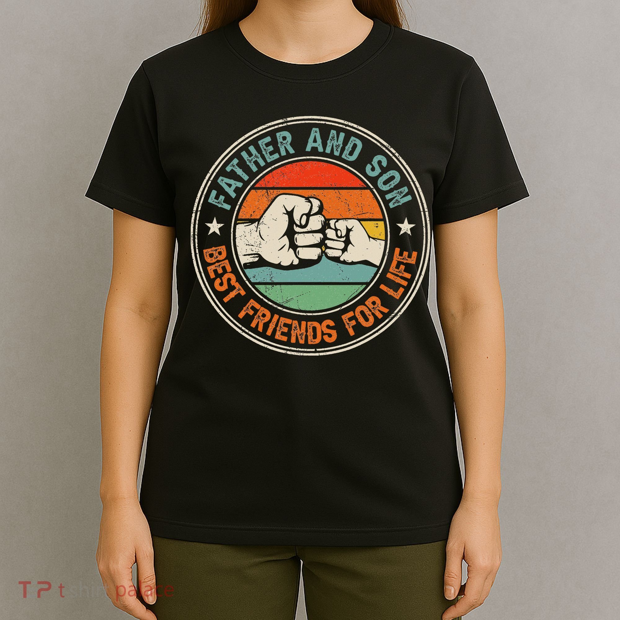 Father And Son Best Friends For Life Matching Father's Day T-Shirt