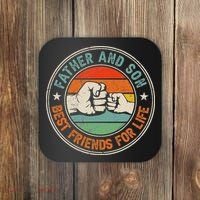 Father And Son Best Friends For Life Matching Father's Day Coaster thumb 0