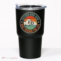 Father And Son Best Friends For Life Matching Father's Day Tumbler thumb 0