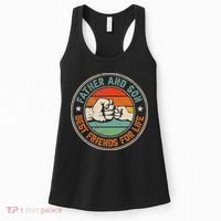 Father And Son Best Friends For Life Matching Father's Day Women's Tank Top thumb 0