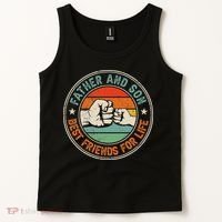 Father And Son Best Friends For Life Matching Father's Day Tank Top thumb 2