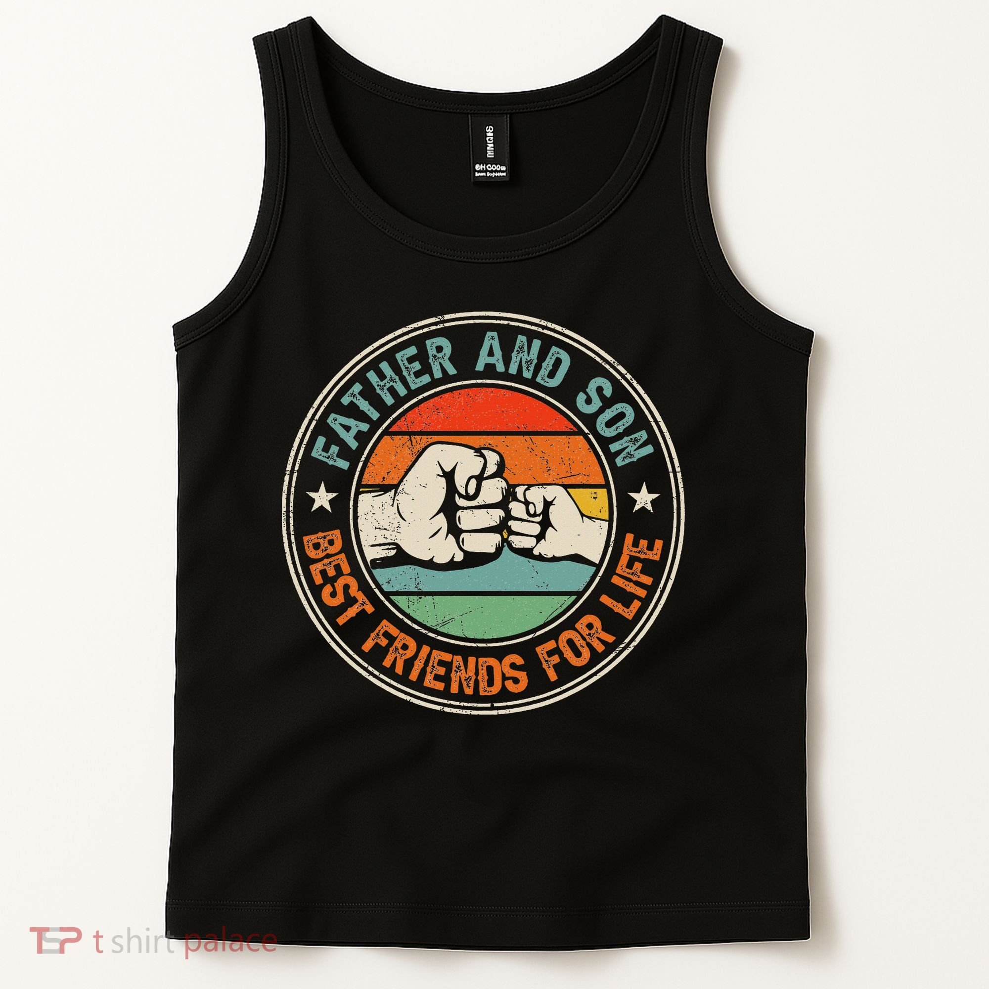 Father And Son Best Friends For Life Matching Father's Day Tank Top