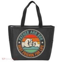 Father And Son Best Friends For Life Matching Father's Day Tote Bag thumb 0