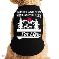 Father And Son Hunting Partners For Life Doggie Tank thumb 0