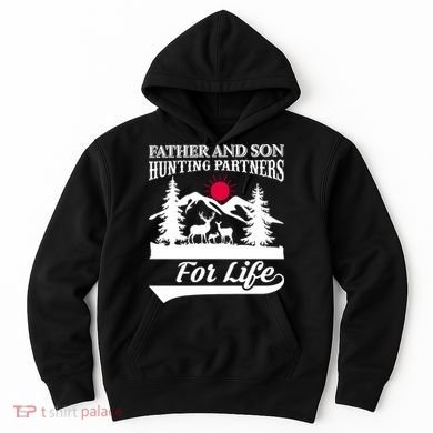 Father And Son Hunting Partners For Life Hoodie