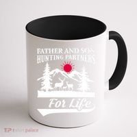 Father And Son Hunting Partners For Life Coffee Mug thumb 1