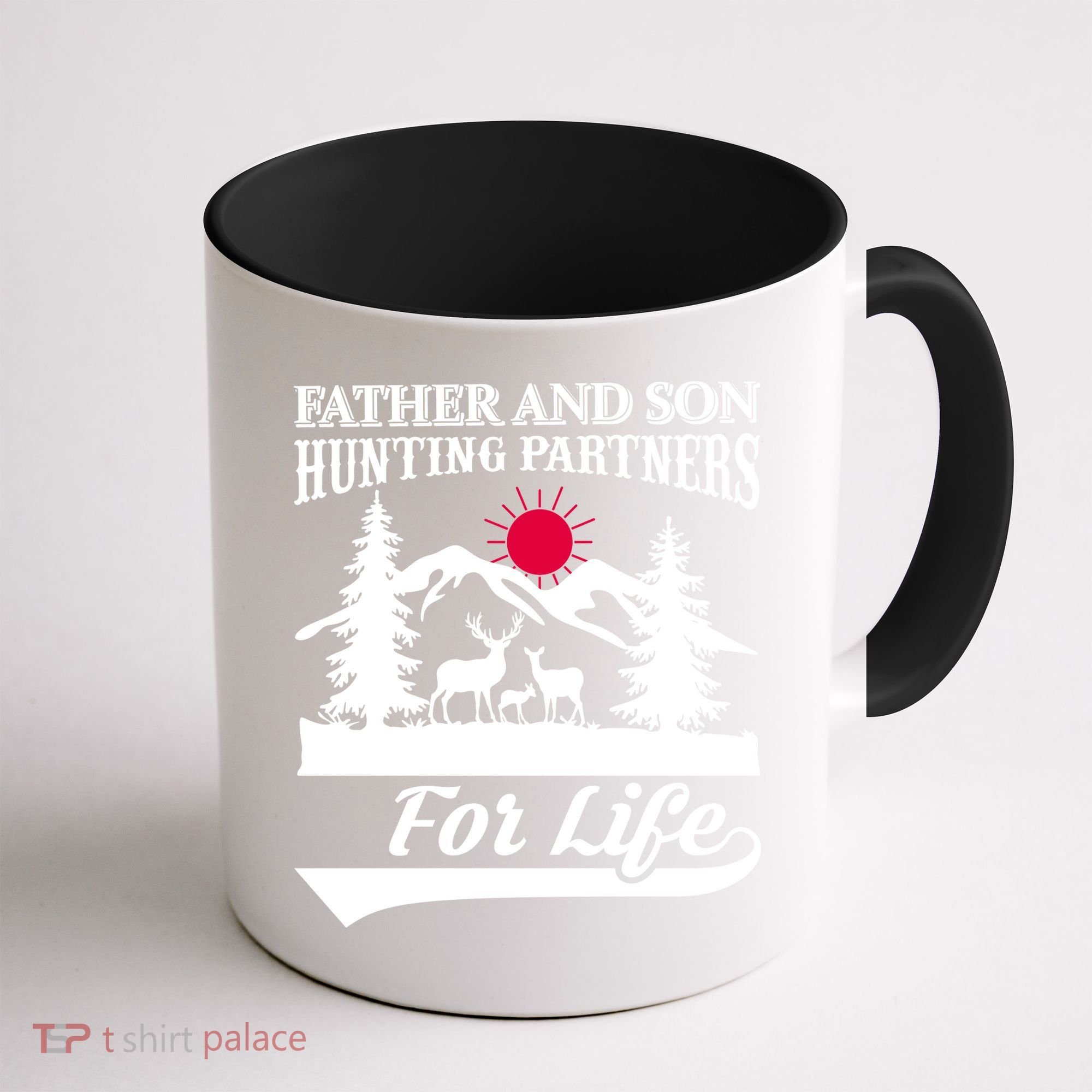 Father And Son Hunting Partners For Life Coffee Mug