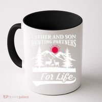 Father And Son Hunting Partners For Life Coffee Mug thumb 0