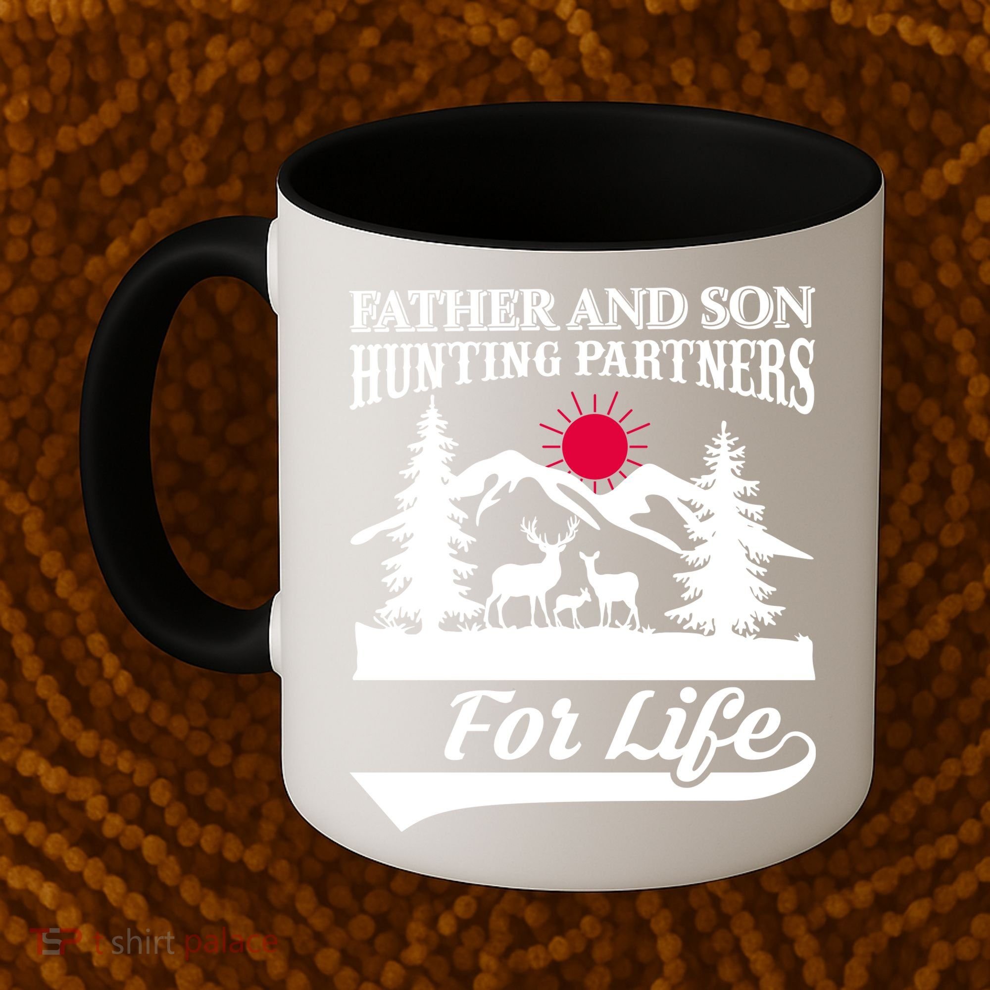 Father And Son Hunting Partners For Life Coffee Mug