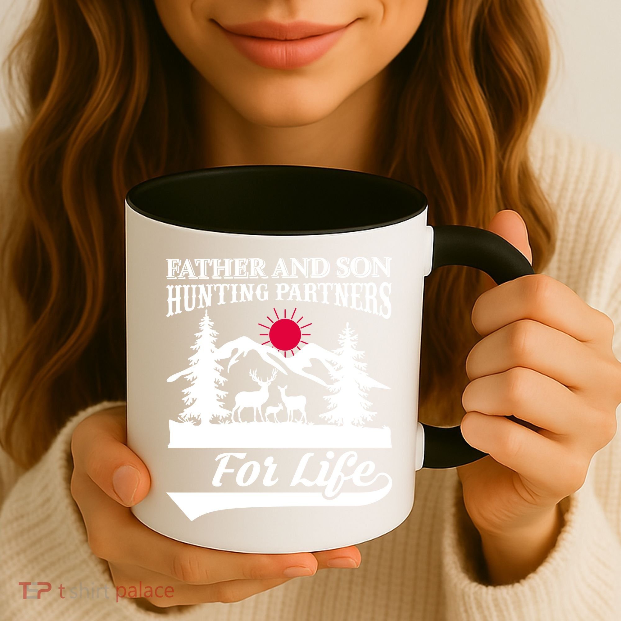 Father And Son Hunting Partners For Life Coffee Mug