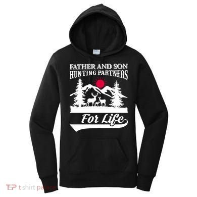 Father And Son Hunting Partners For Life Women's Hoodie