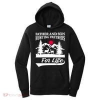 Father And Son Hunting Partners For Life Women's Hoodie thumb 0