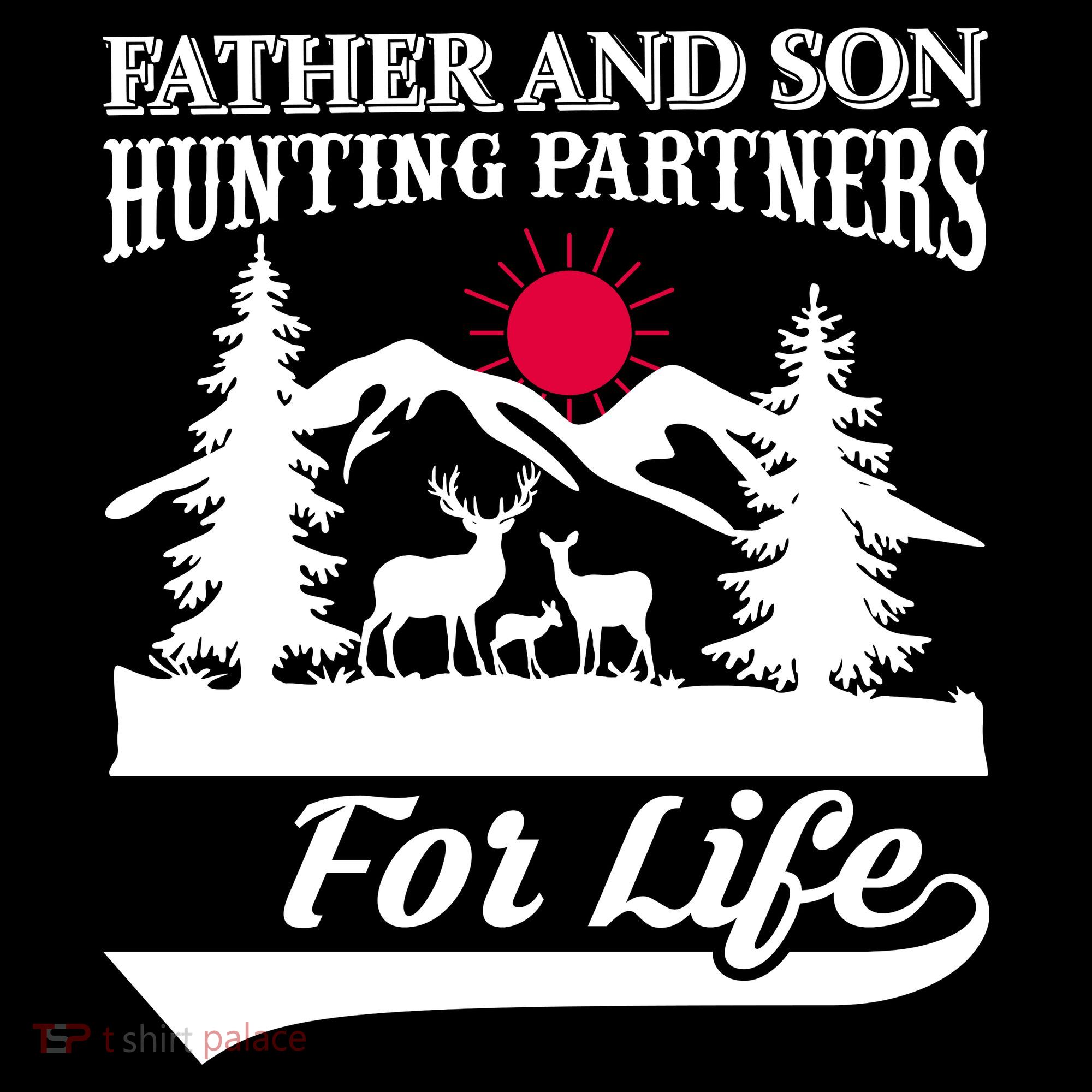 Father And Son Hunting Partners For Life Women's Hoodie