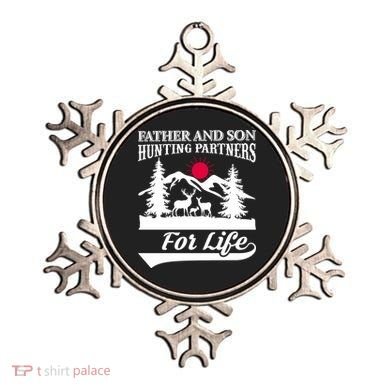 Father And Son Hunting Partners For Life Ornament