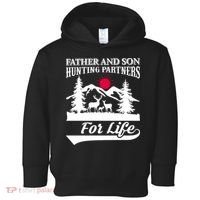 Father And Son Hunting Partners For Life Toddler Hoodie thumb 0