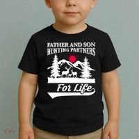 Father And Son Hunting Partners For Life Toddler T-Shirt thumb 2