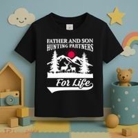 Father And Son Hunting Partners For Life Toddler T-Shirt thumb 3