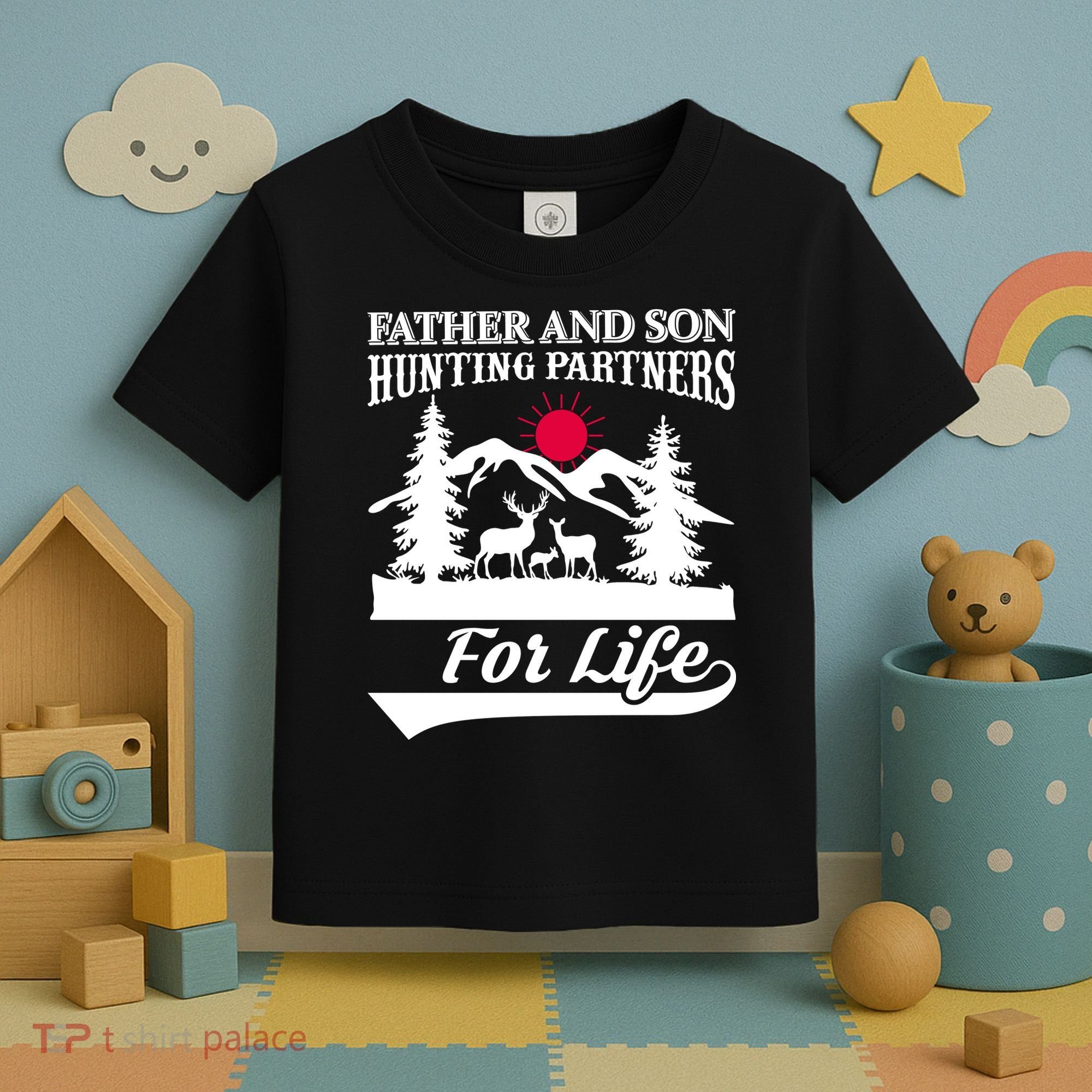Father And Son Hunting Partners For Life Toddler T-Shirt