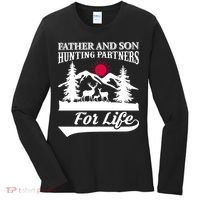 Father And Son Hunting Partners For Life Women's Long Sleeve Shirt thumb 0