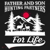 Father And Son Hunting Partners For Life Women's T-Shirt thumb 6