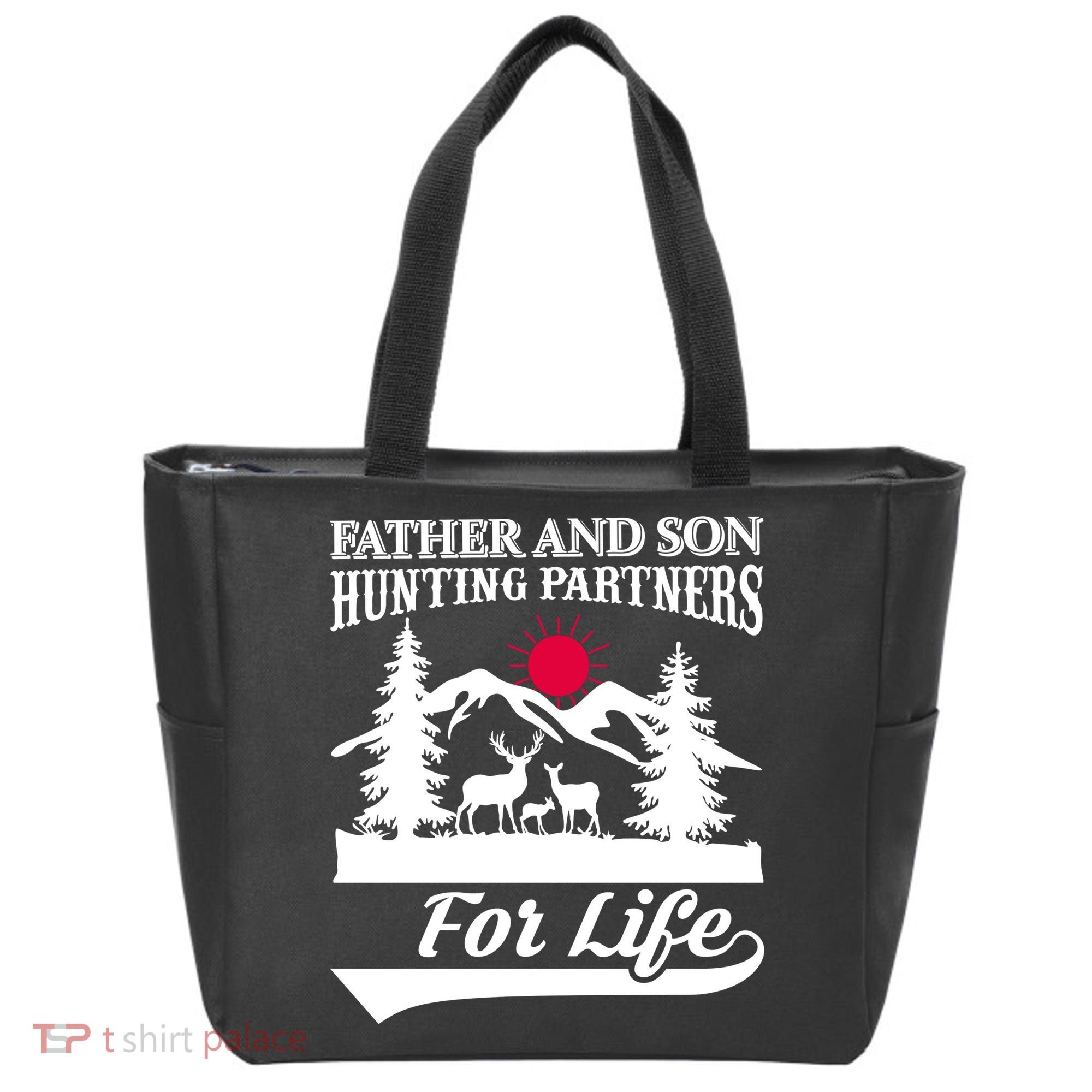 Father And Son Hunting Partners For Life Tote Bag