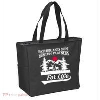 Father And Son Hunting Partners For Life Tote Bag thumb 2