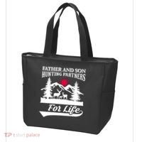 Father And Son Hunting Partners For Life Tote Bag thumb 3