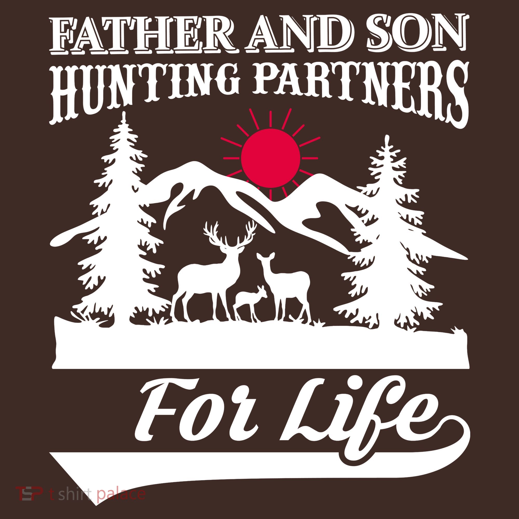 Father And Son Hunting Partners For Life Mousepad