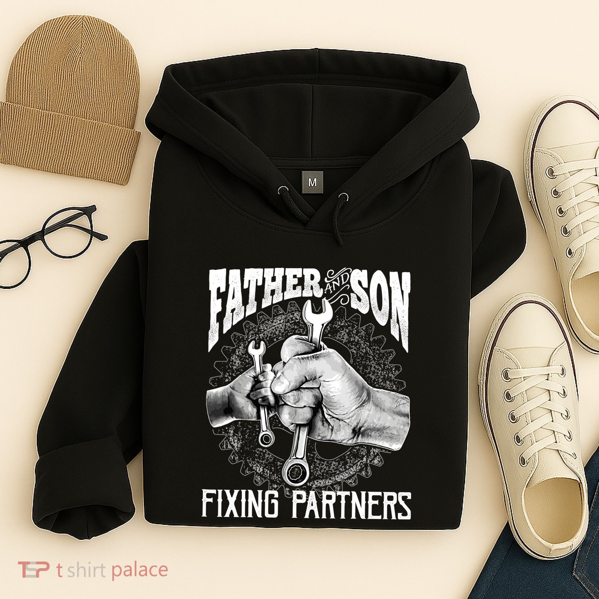 Father And Son Mechanic Mechanic FatherS Day Gift Hoodie