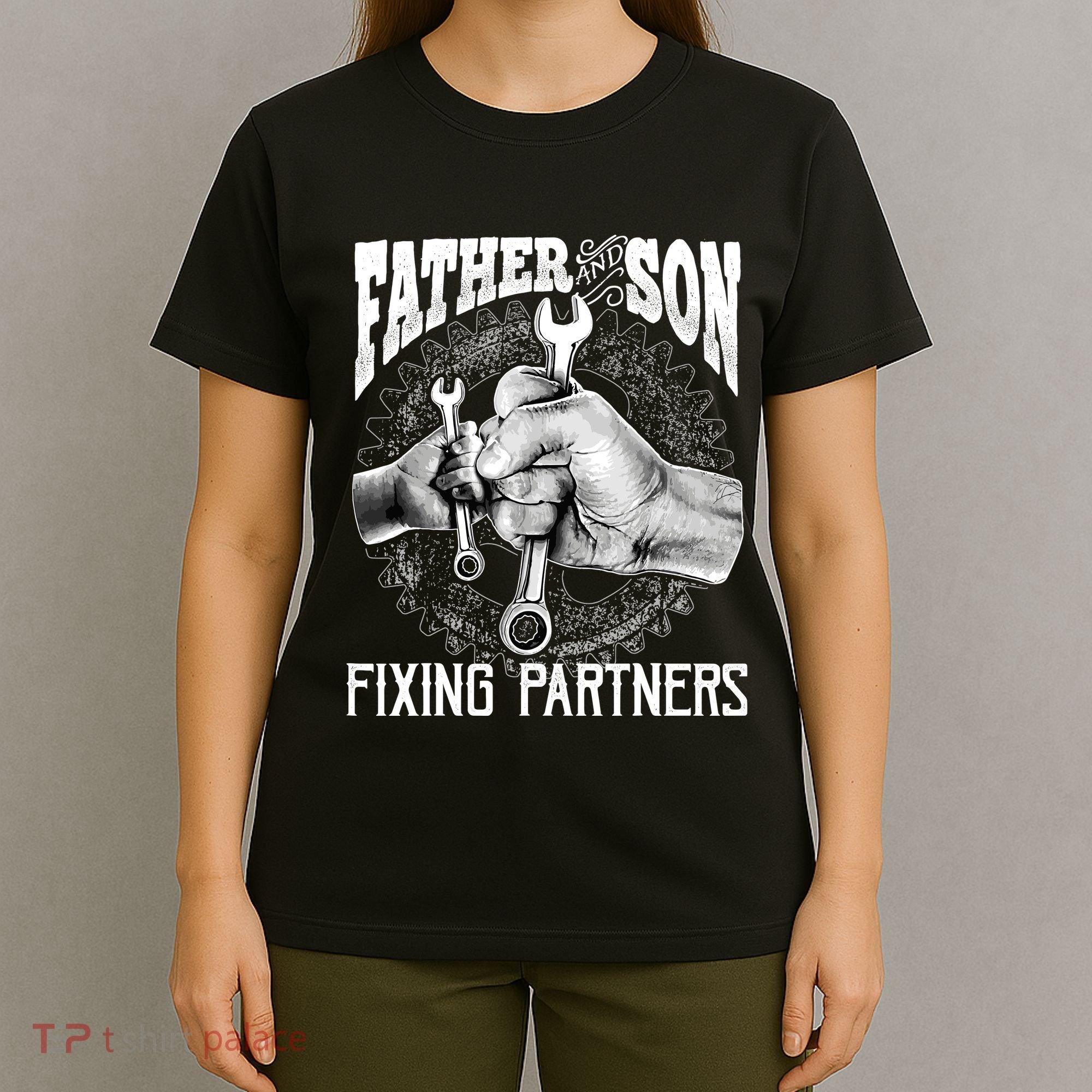 Father And Son Mechanic Mechanic FatherS Day Gift T-Shirt