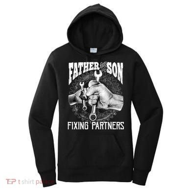 Father And Son Mechanic Mechanic FatherS Day Gift Women's Hoodie