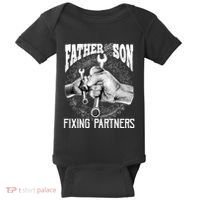 Father And Son Mechanic Mechanic FatherS Day Gift Baby Bodysuit thumb 0