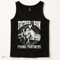Father And Son Mechanic Mechanic FatherS Day Gift Tank Top thumb 2