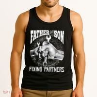 Father And Son Mechanic Mechanic FatherS Day Gift Tank Top thumb 3