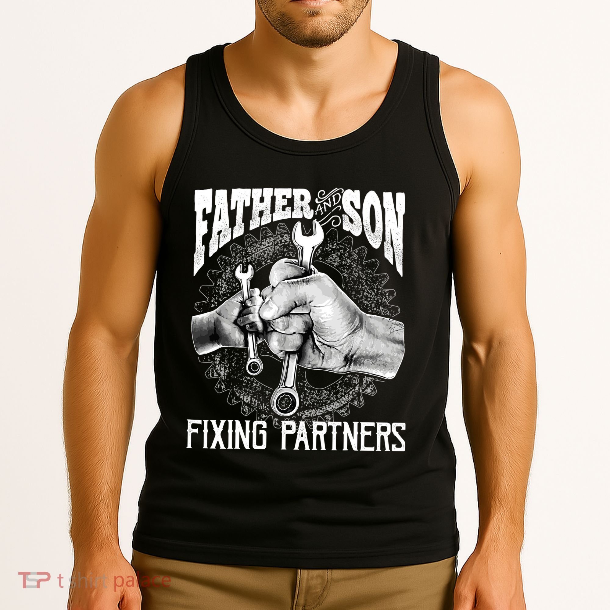 Father And Son Mechanic Mechanic FatherS Day Gift Tank Top