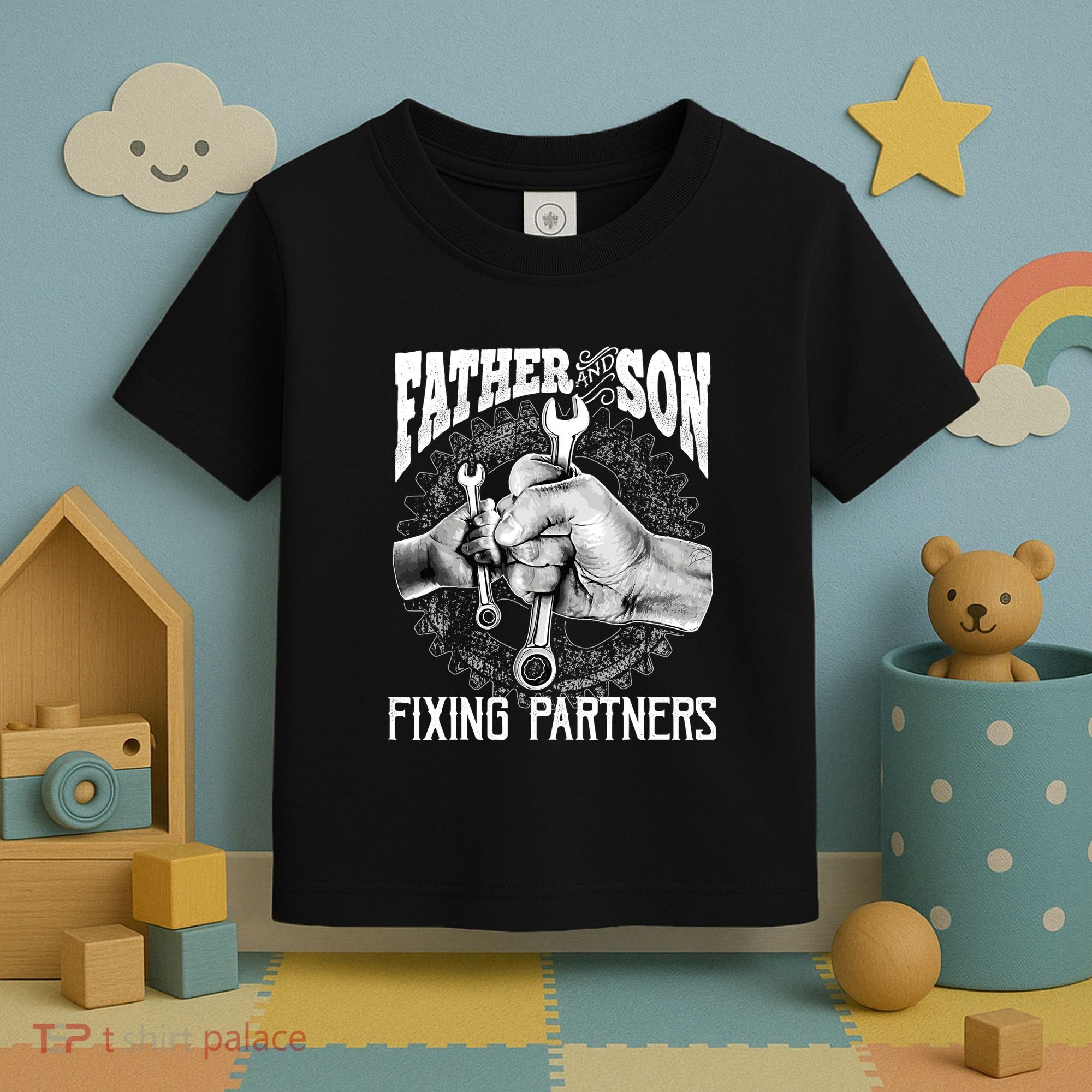 Father And Son Mechanic Mechanic FatherS Day Gift Toddler T-Shirt