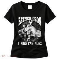 Father And Son Mechanic Mechanic FatherS Day Gift Women's T-Shirt thumb 0