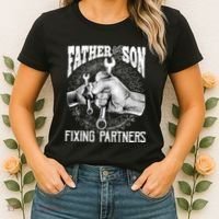 Father And Son Mechanic Mechanic FatherS Day Gift Women's T-Shirt thumb 2