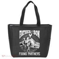 Father And Son Mechanic Mechanic FatherS Day Gift Tote Bag thumb 0