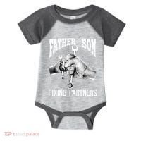 Father And Son Mechanic Mechanic FatherS Day Gift Infant Baby Jersey Bodysuit thumb 0