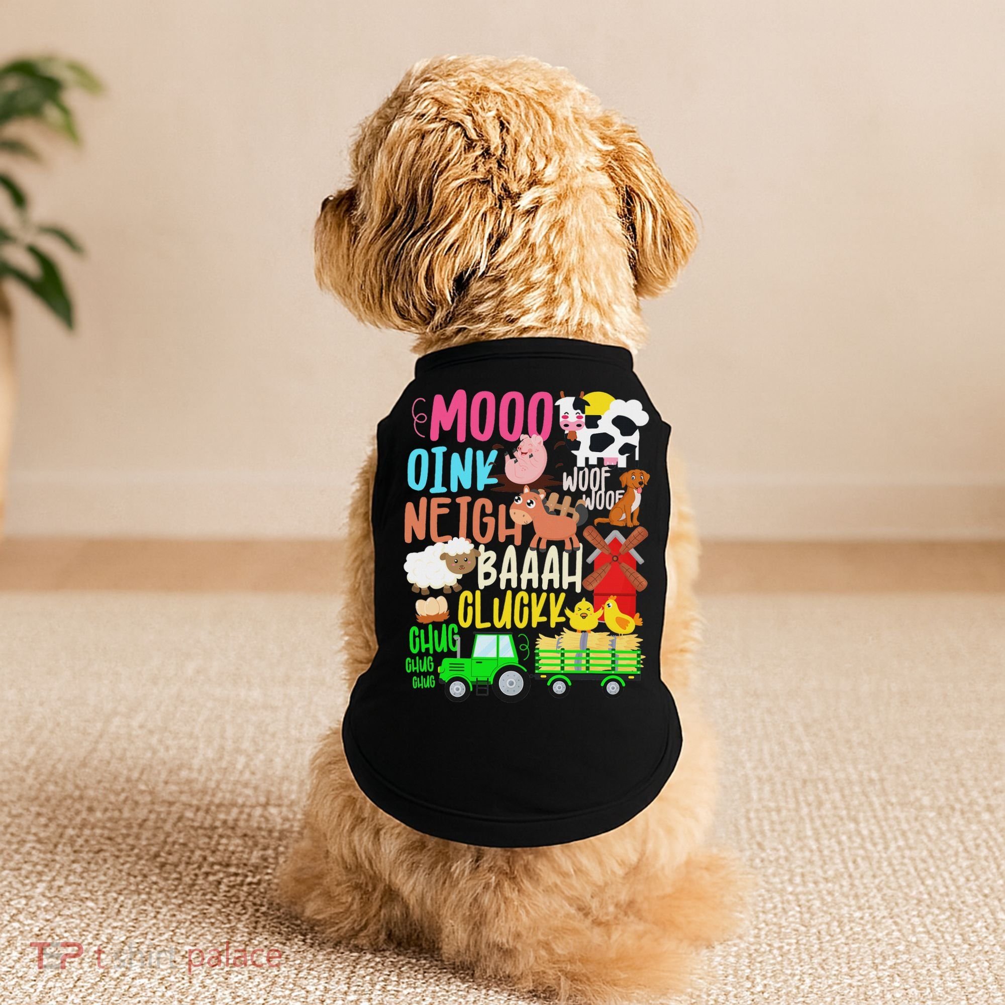 Farm Animals Sounds Oink Baa Neigh Cluck Moo Farmer Doggie Tank