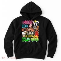 Farm Animals Sounds Oink Baa Neigh Cluck Moo Farmer Hoodie thumb 0