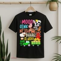 Farm Animals Sounds Oink Baa Neigh Cluck Moo Farmer T-Shirt thumb 2